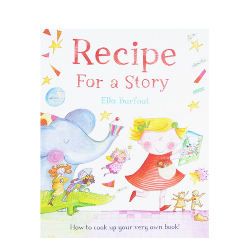 英文原版漫画绘本 recipe for a story 幼儿儿童绘本故事图画书