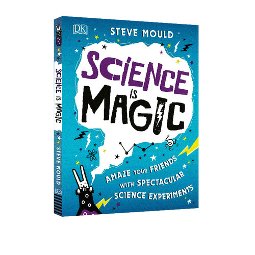 英文原版 DK Science is Magic 科学魔术师 超过40个神奇的科学实验 图解科学小实验 7-9岁儿童科学科普知识 DK百科书