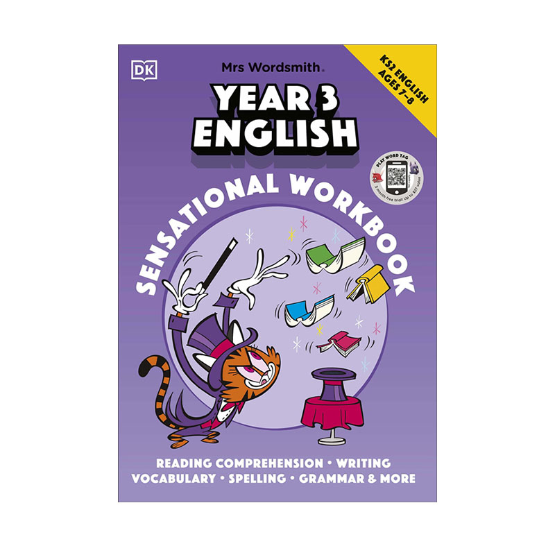 DK沃德史密斯夫人 Mrs Wordsmith 3年级 DK English Wondrous Workbook 7-8岁  英语练习册 儿童参考资料书