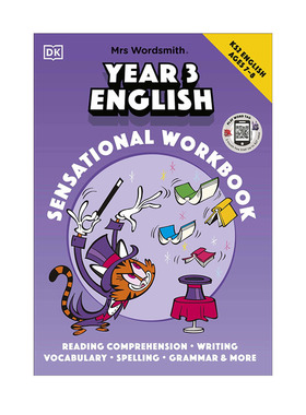 DK沃德史密斯夫人 Mrs Wordsmith 3年级 DK English Wondrous Workbook 7-8岁  英语练习册 儿童参考资料书
