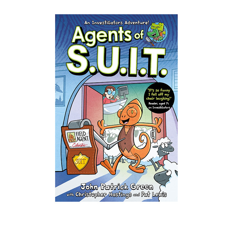 预售 英文原版 InvestiGators:Agents of S.U.I.T An Investigators Adventure! 爆笑全彩漫画故事书 鳄鱼侦查员同作者属于什么档次？