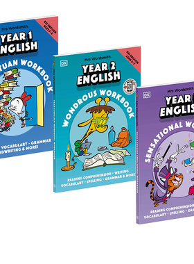 DK沃德史密斯夫人 Mrs Wordsmith 1-3年级 DK English Wondrous Workbook 5-8岁  英语练习册 儿童参考资料书
