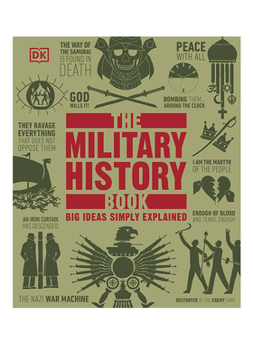 英文原版 DK人类的思想百科丛书The Military History Book Big Ideas Simply Explained军事史百科图解 科普全彩铜版纸精装