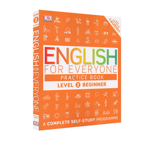 for English DK新视觉 初级英语自学练习册书籍 Level Beginner 英文原版 Practice 雅思托福用书 人人学英语 Everyone