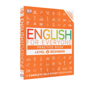 English Level DK新视觉 雅思托福用书 初级英语自学练习册书籍 Practice 人人学英语 Beginner Everyone 英文原版 for