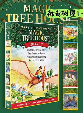 神奇树屋英语原版 Magic Tree House 1-4 疯狂学校 My Weird School 棚车少年 Junie B. Jones 朱尼琼斯 英语章节桥梁书