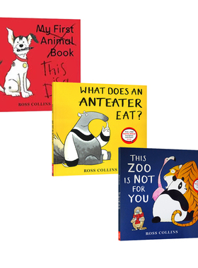 英文原版 凯特格林纳威大奖作家 Ross Collin 3册合售 This Is a Dog 赠官方音频 Nosy Crow Stories