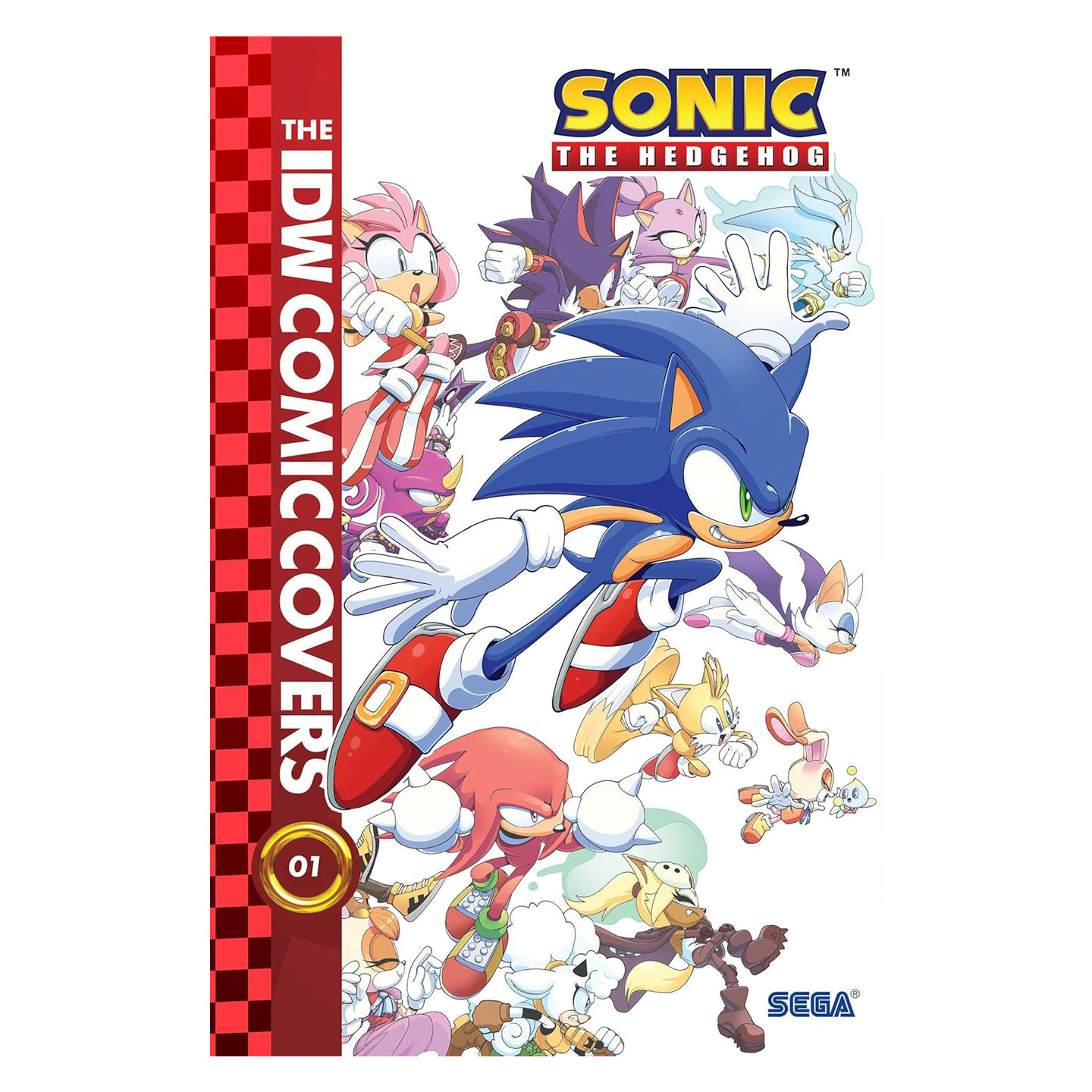 预售 英文原版 刺猬索尼克：IDW 漫画封面 卷1 精装 Sonic the Hedgehog: The IDW Comic Covers, Vol. 1