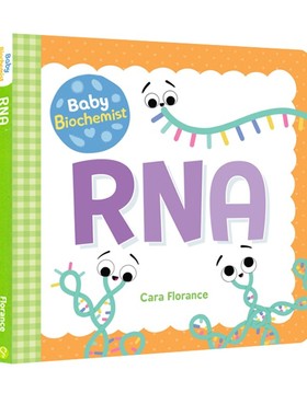 英文原版 宝宝智学园 小小医学院 Baby Biochemist：RNA 核糖核酸 纸板书 幼儿医疗科学知识启蒙绘本