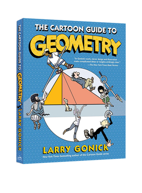 爆笑科学漫画 几何学 The Cartoon Guide to Geometry 英文原版 高中大学教辅用书 趣味英语科普读物学校课外阅读