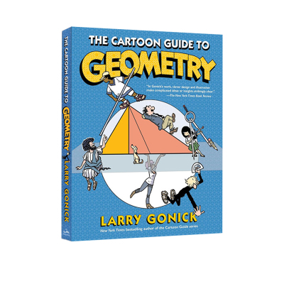 爆笑科学漫画 几何学 The Cartoon Guide to Geometry 英文原版 高中大学教辅用书 趣味英语科普读物学校课外阅读