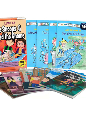 英文原版Level6 A The Snoops & Gned the Gnome10册 奇幻冒险儿童分级读物故事 Read With You陪你读书 随书附带读物配套APP