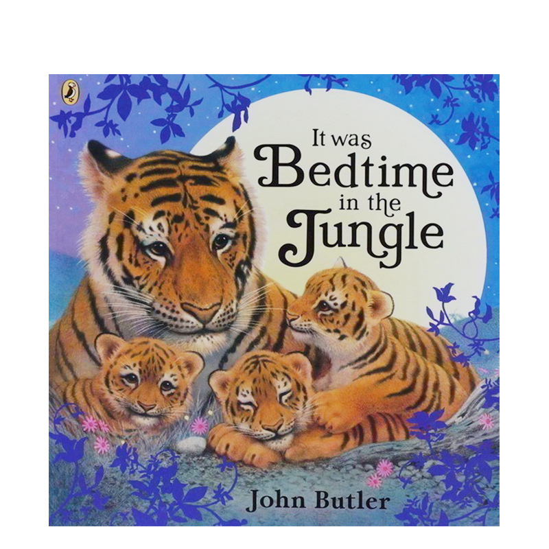 英文原版 It Was Bedtime in the Jungle 名家John Butler 0-5岁宝宝启蒙