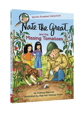 英文原版 了不起的小侦探内特#31 Nate the Great and the Missing Tomatoes 儿童章节桥梁书 初级插图小说 大侦探内特