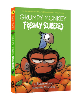 英文原版 Grumpy Monkey Freshly Squeezed 暴怒猴漫画版 全彩绘本图画书 情绪控制