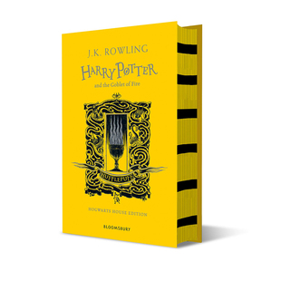 Potter 电影小说书籍读物 原版 Fire 20周年纪念版 Harry 赫奇帕奇学院版 the and JK罗琳 哈利波特与火焰杯 Goblet 精装