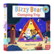 可搭sing 露营 Bear 边玩边学 Camping 纸板活动机关操作书 Bizzy along 小熊很忙 英文原版 Crow Trip Nosy 儿童绘本