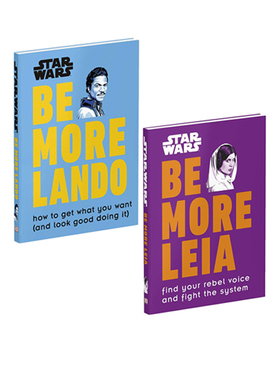 英文原版 Star Wars Be More Lando/Leia 2册合售 星球大战 职场建议指南 DK百科图解指南