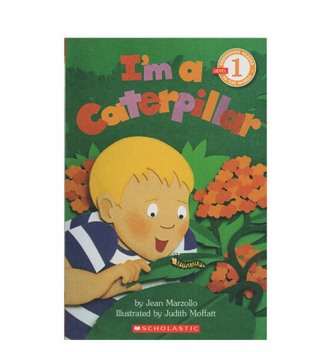 英文原版绘本 I Am a Caterpillar 我是毛毛虫 廖彩杏书单 Scholastic Reader L1 学乐分级科普阅读绘本图画书读物