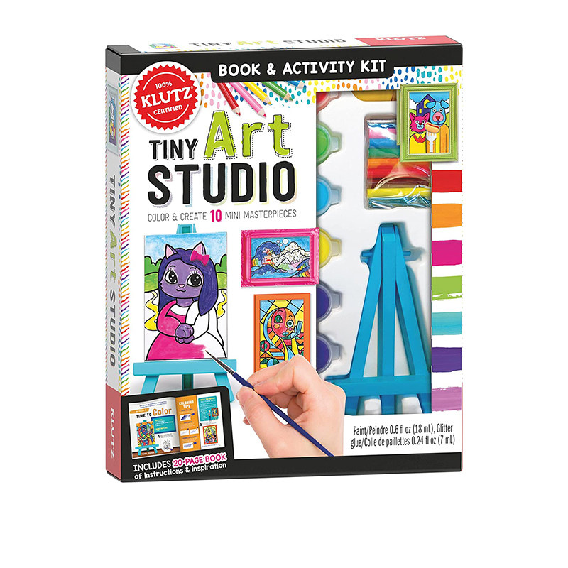 英文原版 Klutz Make Your Own Gem Stickers 自制贴纸 STEAM体系 儿童手工书 DIY 培养动手能力 含材料包