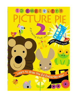 英文原版 Ed Emberley's Picture Pie Two 跟创意大师一起玩拼贴 吴敏兰推荐 儿童艺术绘本 学画画