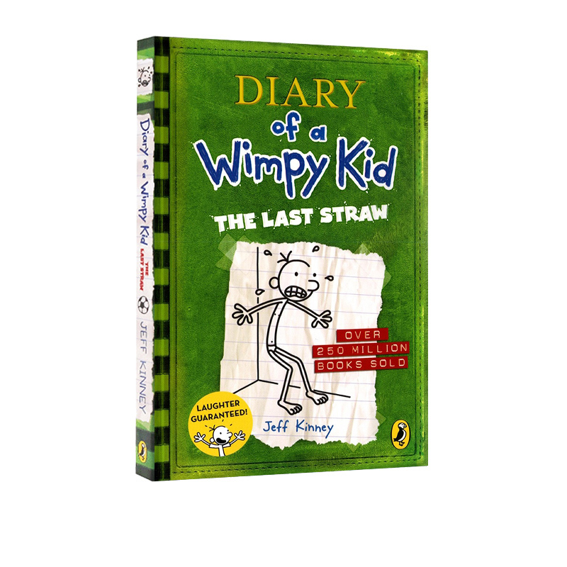 小屁孩日记#3 Diary of a Wimpy Kid The Last Straw小鬼日记英文原版儿童幽默小说读物 Jeff Kinney章节桥梁书-封面