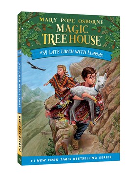 神奇树屋 #34 The Magic Tree House 英文原版 Magic Tree House 34 Late Lunch with Llamas 学生课外读物儿童桥梁章节书