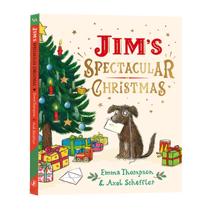 英文原版 Jim's Spectacular Christmas 圣诞节 精装 咕噜牛插画师 Axel Scheffler