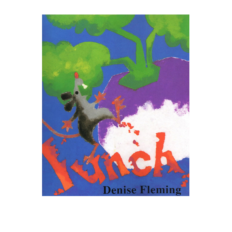 英文原版 Lunch 老鼠的午餐 美国图书馆协会推荐童书 Denise Fleming 颜色认知绘本