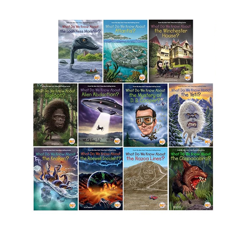 Who HQ What Do We Know About 神秘系列 11册 外星人 麦田怪圈 尼斯湖水怪 雪怪  历史人文科普 青少年启蒙学习英语课外读物
