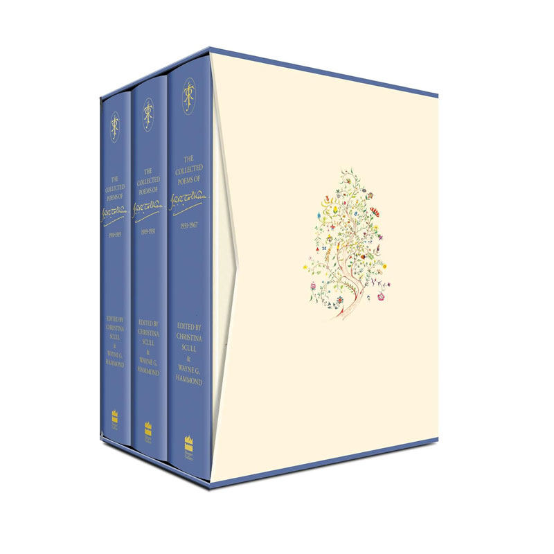 英文原版  J R R 托尔金诗集 英文原版 The Collected Poems of J R R Tolkien 经典文学系列 三卷精装盒装