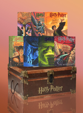 美版 豪华珍藏纪念版 Harry Potter Boxset 哈利波特1-7册纯英文原版小说 正版全集科幻小说 JK罗琳作品 礼品套装书