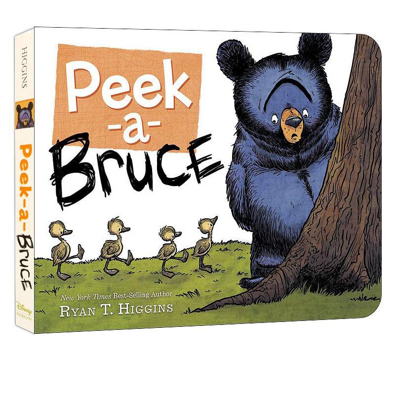 鹅妈妈布鲁斯 英文原版 peek-a-bruce mother bruce series 纸板书