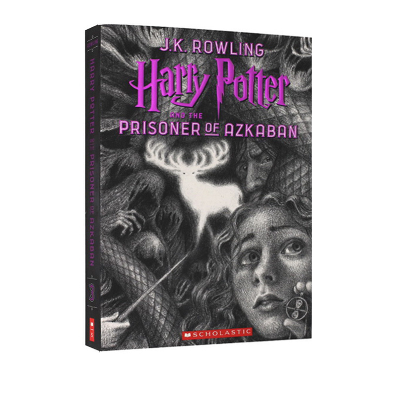 英文原版 哈利波特 20周年美国版 Harry Potter and The Prisoner of Azkaban 哈利波特与阿兹卡班的囚徒 JK罗琳科幻小说