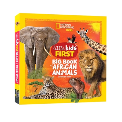 英文原版 美国国家地理 National Geographic Little Kids First Big Book of African Animals  非洲动物  儿童自然百科科普
