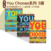 Choose Sharratt平装 3册套装 Dreams 名家Nick Space 大开本 儿童英文早教启蒙 绘本合售 Your You 超凡想象益智大书系列