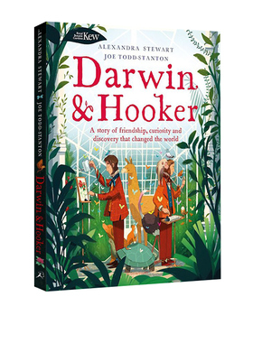 英文原版 Darwin and Hooker 物种起源背后的故事 达尔文 胡克 少儿科普绘本图画书 人物传记