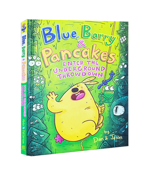 预售 英文原版 Blue, Barry & Pancakes: 4 Enter the Underground Throwdown 儿童友谊全彩漫画 中小学英文课外阅读