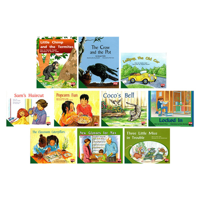 L13一年级 从句短语 Green绿色套装2 PM Readers 彩虹阅读 10册 小学生分级阅读 小花生精选阅读教辅英文原版启蒙绘本