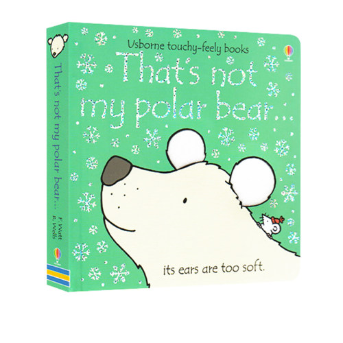 Usborne 英文原版 Thats Not My Polar Bear 那不是我的北极熊 儿童趣味触觉认启蒙精装纸板触摸书