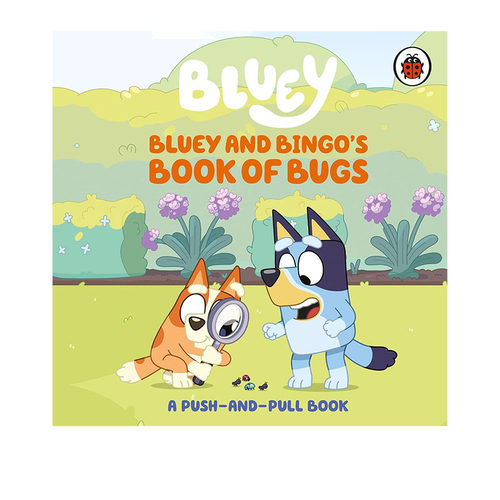 小蓝狗布鲁伊 Bluey: Bluey and Bingo's Book of Bugs 布鲁伊和宾果的昆虫大书 纸板推拉书 儿童英语启蒙绘本