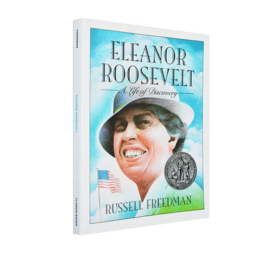 英文原版 Eleanor Roosevelt 艾琳娜 罗斯福 生命的发现 1994年纽伯瑞银奖 中小学英语课外阅读 儿童桥梁章节书