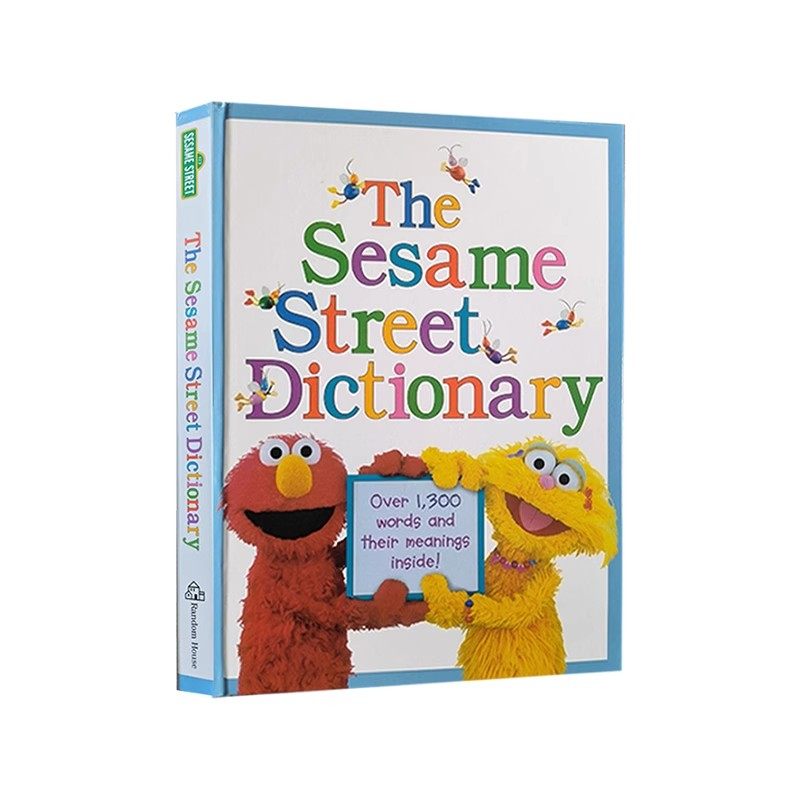 英文原版 The Sesame Street Dictionary 芝麻街 芝麻街词典 低幼图解词典字母表