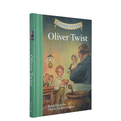 Classic Starts系列 Oliver Twist 雾都孤儿 英文原版儿童小说 世界经典名著 精装版