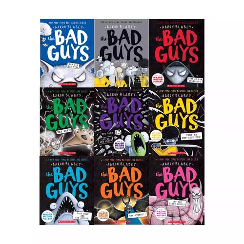 英文原版漫画 The Bad Guys 我是大坏蛋 Inflatables 杰夫·史密斯的荒诞故事 儿童章节漫画 Scholastic学乐