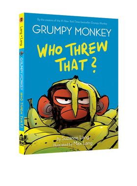 英文原版 Grumpy Monkey Who Threw That 暴怒猴漫画版 第2本 全彩绘本图画书 情绪控制