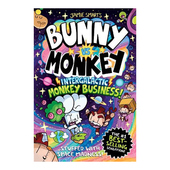 Monkey Intergalactic 预售 Bunny 星际猴子事务 Business 英文原版 儿童漫画故事书 幽默搞笑故事集