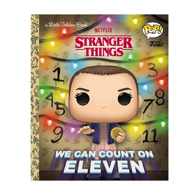 预售 怪奇物语 Little Golden Book 怪奇物语 我们可以数到11 兰登精装小金书 Stranger Things: We Can Count on Eleven