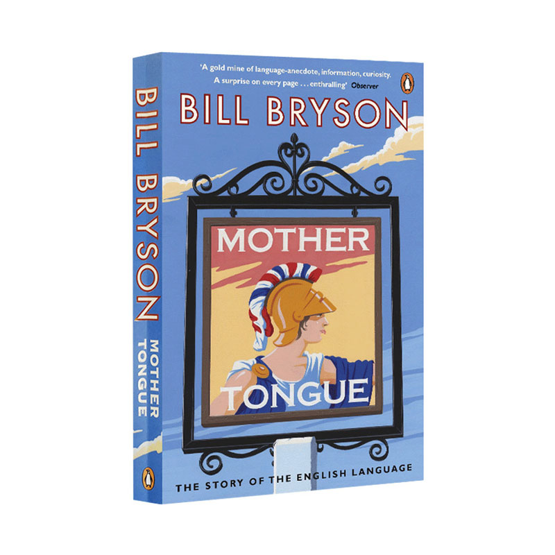布莱森英语简史 英文原版 Mother Tongue The Story of the English Language 英式笑话风格的英语百科全书