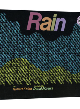 英文原版绘本 Rain 雨 名家 Donald Crews 创意儿童绘本 少儿启蒙科普 Robert Kalan 张湘君推荐 图画书
